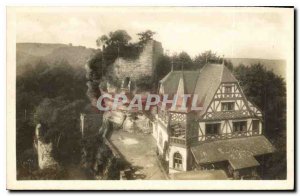 Postcard Old High near Barr Saverne