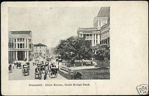 singapore, Court Houses, South Bridge Road (ca. 1910)