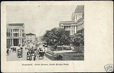 singapore, Court Houses, South Bridge Road (ca. 1910)