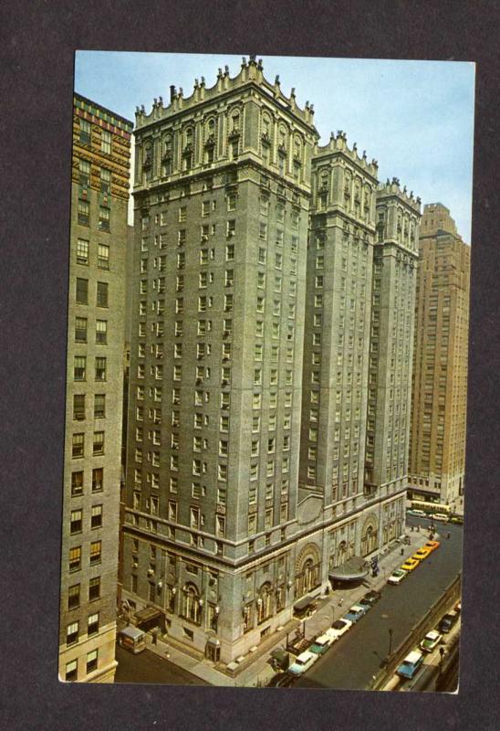 NY Manger Vanderbilt Hotel New York City Postcard
