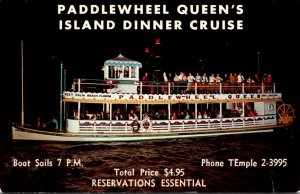 Florida West Palm Beach Paddlewheel Queen's Island Dinner Cruise