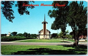 Postcard - Eisenhower Memorial Chapel - Abilene, Kansas