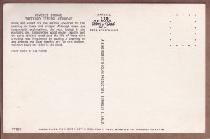 Thetford Center VT Vermont Covered Bridge Les Smith photographer