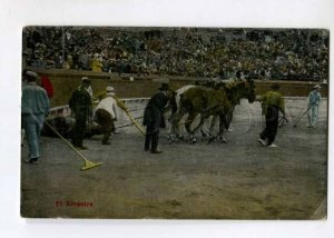 299764 SPAIN Matador TORERO bullfighter BULL El Arrastre Vintage postcard