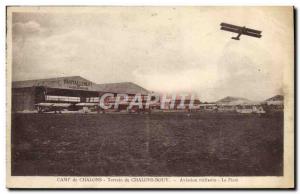 Old Postcard Jet Aviation Camp Ground Chalons Chalons Bouy Air Force Runway