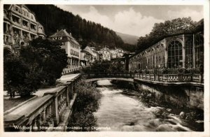 CPA AK Wildbad- Olgastrasse mit Trinkhalle GERMANY (945842)