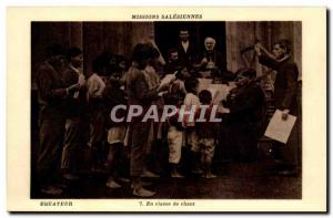 Salesian Missions -Carte Postale Ancienne In singing class