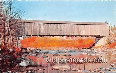 Covered Bridge Greenville, Maine, USA Unused 