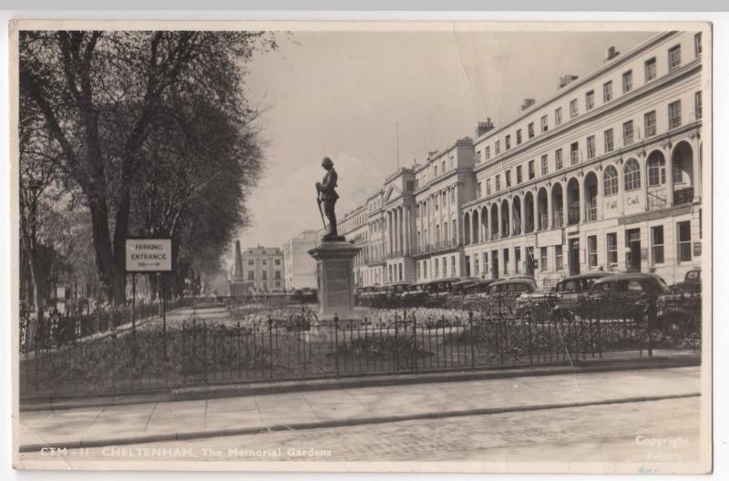 Gloucestershire; Cheltenham, Memorial Gardens RP PPC, Festival Of Britain PMK 