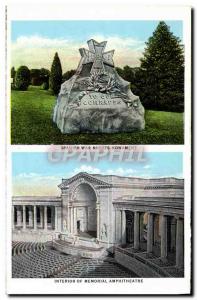 Postcard Old Spanish War Nurses Memorial Amphitheater Interior Of Nonument