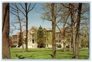 1960 Fine Arts Building Ball State University Muncie Indiana IN Vintage Postcard