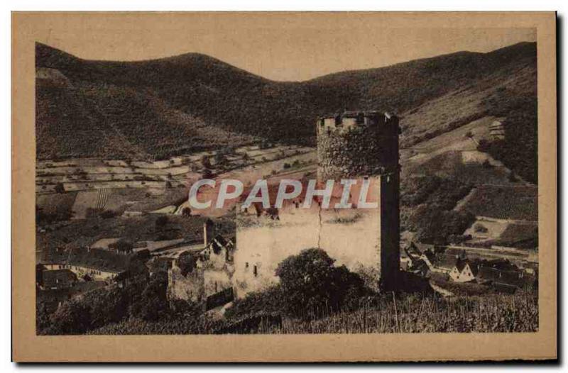 Old Postcard Kaysersberg Le Chateau