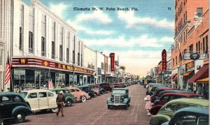 Palm Beach, Florida  - Shop at F.W. Woolworths downtown on Clematis Str.  1940s