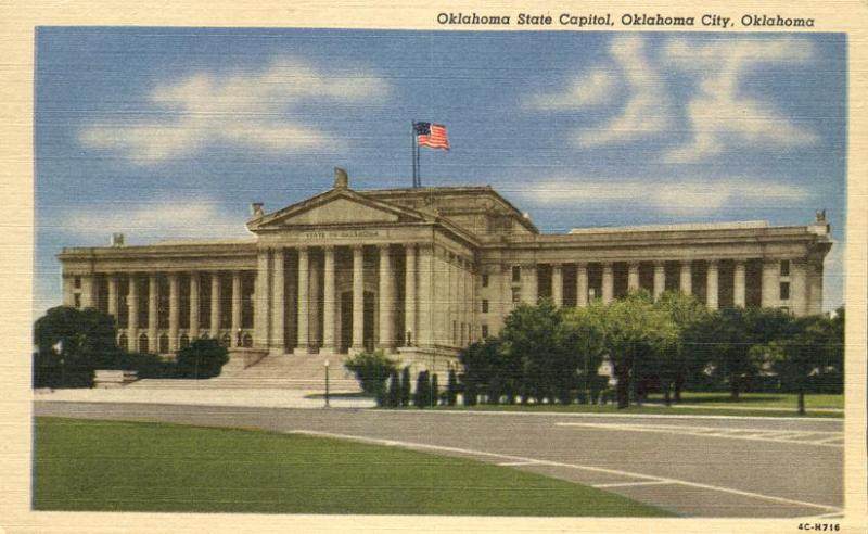 State Capitol Building - Oklahoma City OK, Oklahoma - Linen