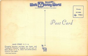 DISNEY WORLD Orlando Florida 1960-70s Postcard Main Street USA