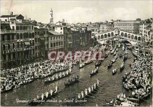 Modern Postcard Venezia Regata storica in Canal Gronde historical Regatta in ...