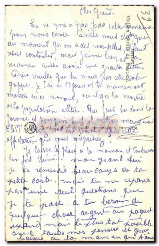 Dole - Shepherd House - Old Postcard