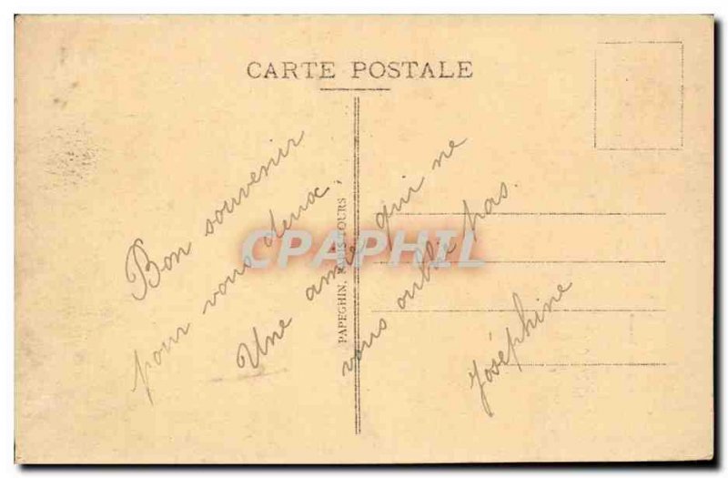 Old Postcard Paris Eiffel Tower