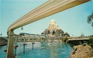 Anaheim California Amusement Disneyland Monorail System 1960s  Postcard 21-1237