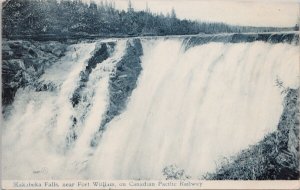 Kakabeka Falls Fort William ON Stuartburn & South Junction MB Canc Postcard H53