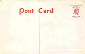 Moonlight Scene Asbury Park New Jersey 1910c postcard