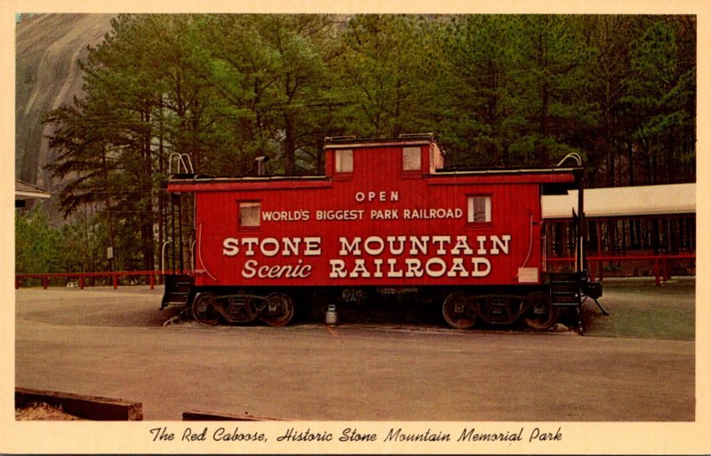 Georgia Atlanta Stone Mountain Memorial Park The Red Caboose