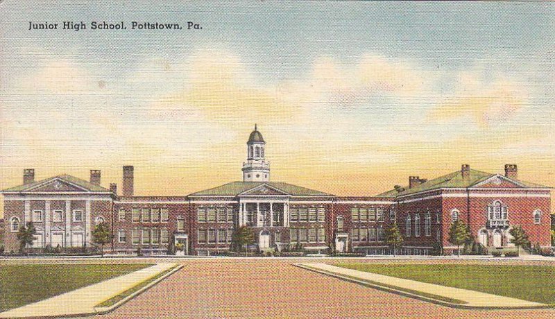 Postcard Junior High School Pottstown PA