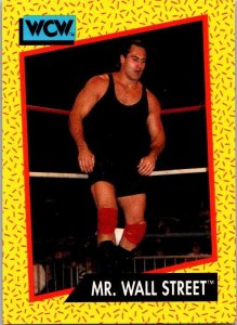 1991 WCW Wrestling Card Mr Wall Street  sk21248