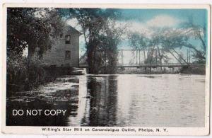 Willing's Star Mill, Canandaigua Outlet, Phelps NY