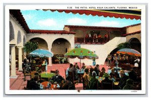 The Patio Hotel Agua Caliente Tijuana Mexico UNP WB Postcard Y17