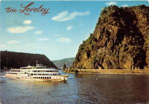 BG33056 loreley felsen am rhein  germany  ship bateaux