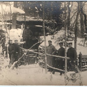 c1910s WWI Fancy Trench Winter RPPC German Generals European Kaiser Wilhelm A154