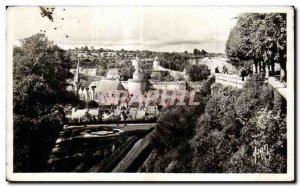 Old Postcard Fougeres (Ille et Villaine) The public garden