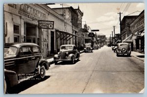Nogales Sonora Mexico Postcard Elias Street Business Section c1950’s RPPC Photo