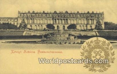 Schloss Herrenchienmsee Konigl Germany Unused 