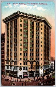 Vtg San Francisco California CA Hearst Building 1910s Antique View Postcard