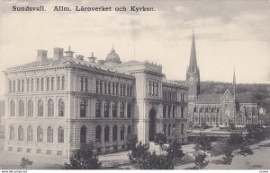 SUNDSVALL, Sweden, PU-1912; Alim, Laroverket och Kyrkan