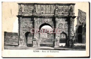 Old Postcard Roma Arco di Costantino