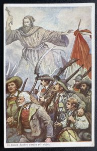 Mint Austria Patriotic Picture Postcard WWI in this sign we will win