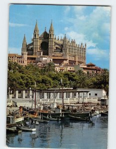 Postcard Detalle del puerto Palma Spain