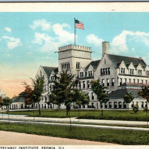 c1920s Peoria, ILL Bradley Polytechnic Institute Tech School College Sander A211