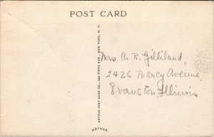 Vtg Macmillan Hall Wells College Aurora New York NY Artvue Postcard