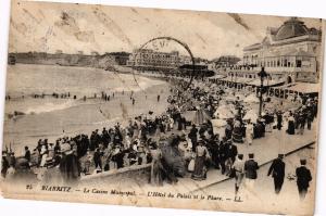 CPA BIARRITZ - Le Casino Municipal - L'Hotel du Palais et le Phare (162746)