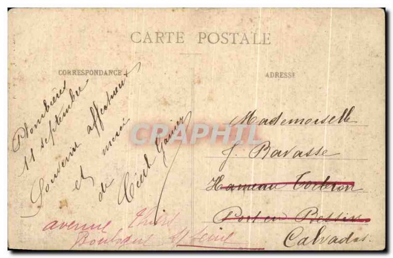 Old Postcard Plombieres Les Bains De La Gare Le Pont