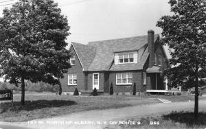 Albany New York Tourist House Real Photo Antique Postcard K106822