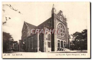 Old Postcard La Baule New Church Bougouin