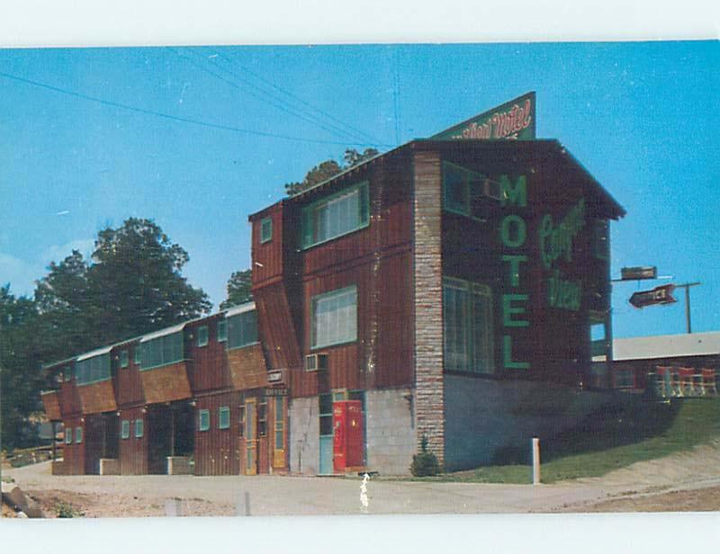 Pre-1980 MOTEL SCENE Forsyth - Near Branson Missouri MO G7678