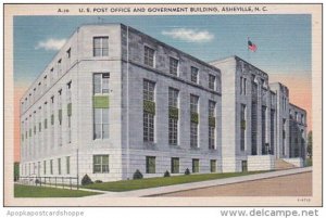 U S Post Office And Government Building Asheville North Carolina