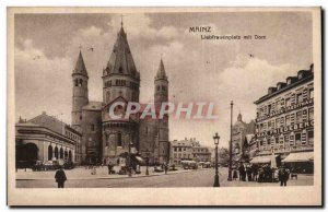 Old Postcard Mainz Liebfrauenplatz mit Dom