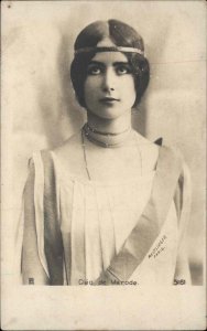 Ballet Ballerina Dance Cleo De Merode Reutlinger c1905 Real Photo Postcard